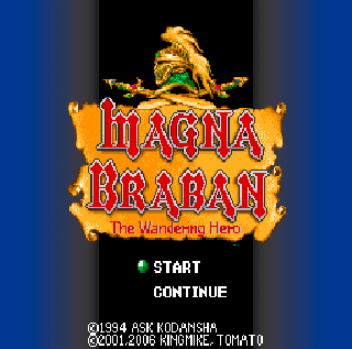Screenshot Thumbnail / Media File 1 for Magna Braban - Henreki no Yuusha (Japan) [En by KingMike v1.0] (~Magna Braban - The Wandering Hero)